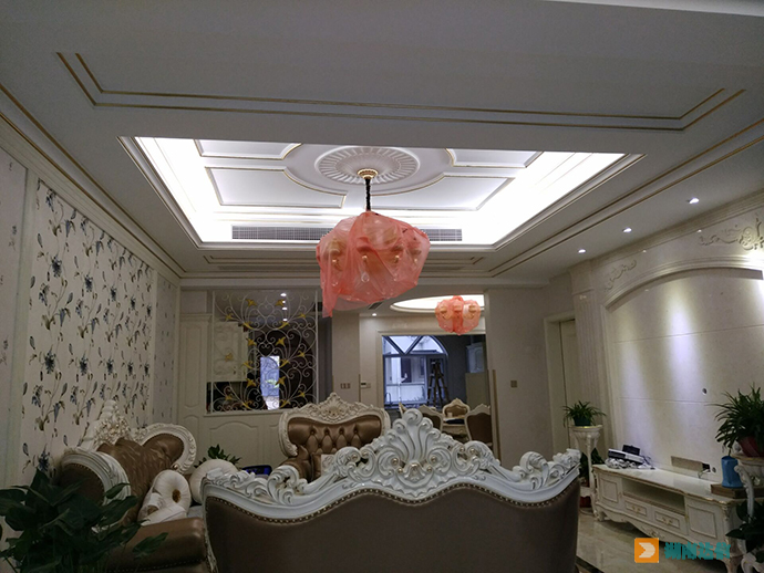 中糧北緯家用中央空調(diào)客廳實景圖